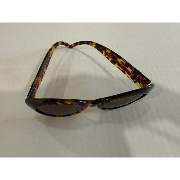 LAURA BIAGIOTTI Brown Tortoise Gold Sunglasses 51-22 Made in Italy + Coach Case main image 5